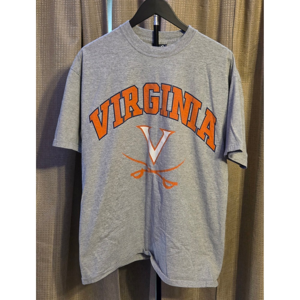 AS Sports University of Virginia UVA Graphic T-Shirt Mens Size XL Gray